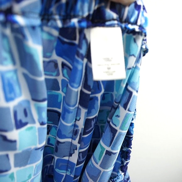 Victoria secret vintage satin mosaic print pjs size M - Picture 4 of 6